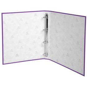   Gyűrűs könyv, 4 gyűrű, 40 mm, A4, karton, EXACOMPTA, lila