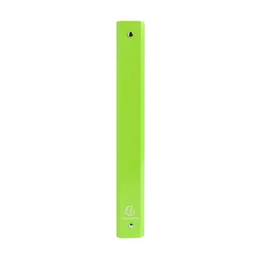 Gyűrűs könyv, 4 gyűrű, 40 mm, A4, karton, EXACOMPTA "Iderama", lime