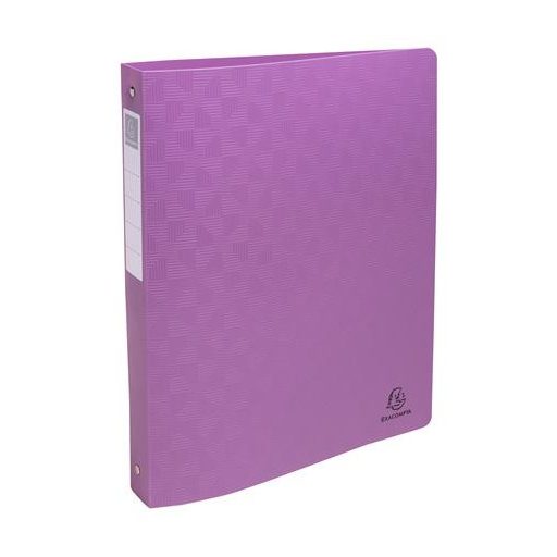 Gyűrűs könyv, 4 gyűrű, 40 mm, A4+, PP, EXACOMPTA "Pop'Nco", vegyes színek