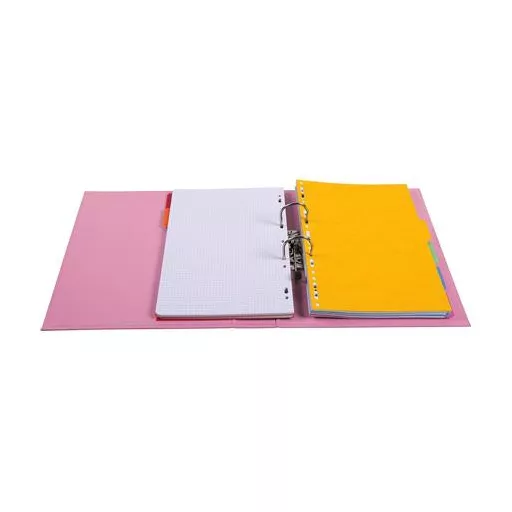 Iratrendező, 70 mm, A4, PVC, EXACOMPTA, pink