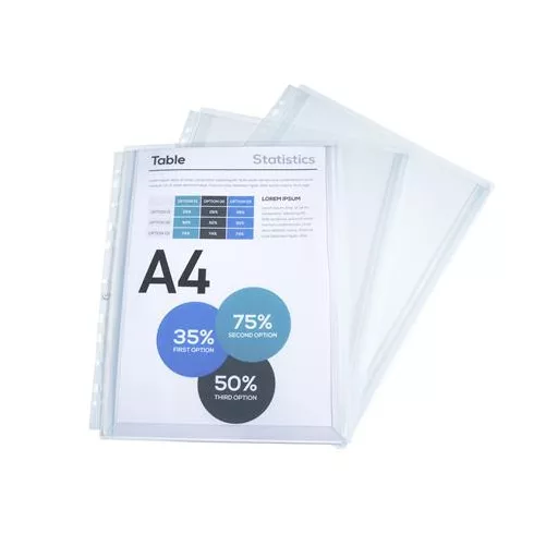 Katalógustartó genotherm, lefűzhető, A4, PP, EXACOMPTA