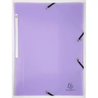   Gumis mappa, PP, A4, EXACOMPTA "Chromaline Pastel", lila