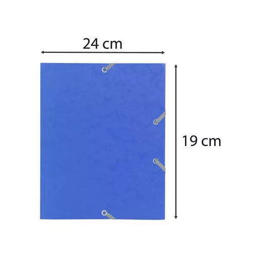 Gumis mappa, prespán, A5, EXACOMPTA, vegyes színek