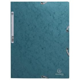   Gumis mappa, prespán, A4, EXACOMPTA "Skandi", nyugodt kék