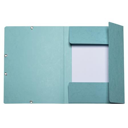 Gumis mappa, prespán, A4, EXACOMPTA "Skandi", jégkék