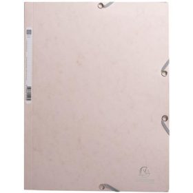   Gumis mappa, prespán, A4, EXACOMPTA "Skandi", nude