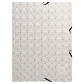   Gumis mappa, karton, A4, 15 mm, EXACOMPTA "Néo Déco", vegyes színek