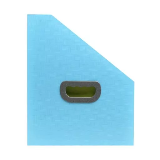 Harmonika iratpapucs, 265x325 mm, PP, 12 rekeszes, EXACOMPTA "Pop'NCo", ciánkék