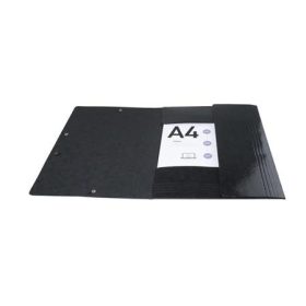   Gumis, mappa, karton, A4, EXACOMPTA "Iderama", fekete