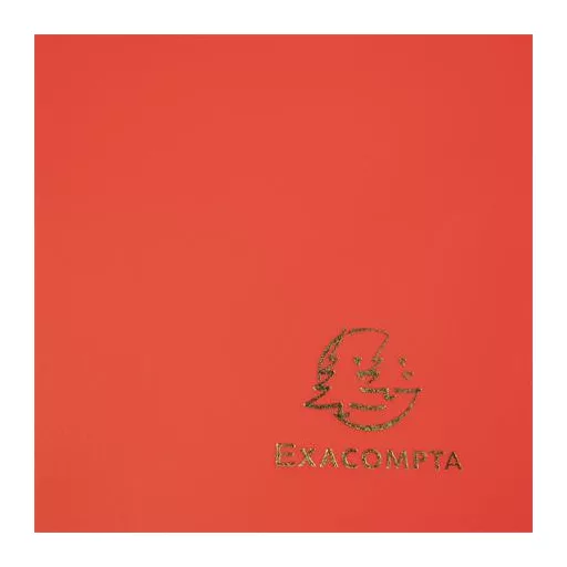 Gumis mappa, PP, A4, EXACOMPTA "Opak", piros