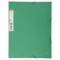   Gumis mappa, karton, A4, EXACOMPTA "Forever®", zöld