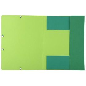   Gumis mappa, karton, A4, EXACOMPTA "Forever®", zöld