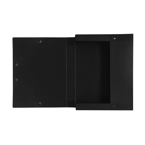 Gumis mappa, PP, A4, 40 mm, EXACOMPTA "Opak", fekete