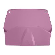   Fali rendszerező, 1 rekeszes, fekvő, 38,2x28,9x7,2 cm, EXACOMPTA "Autentik", rózsaszín