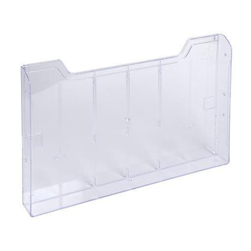 Katalógustartó elem, A4, fekvő, EXACOMPTA "Office", áttetsző, dupla