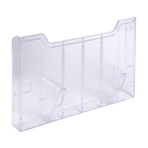 Katalógustartó fali elem, A4, fekvő, EXACOMPTA "Office", áttetsző