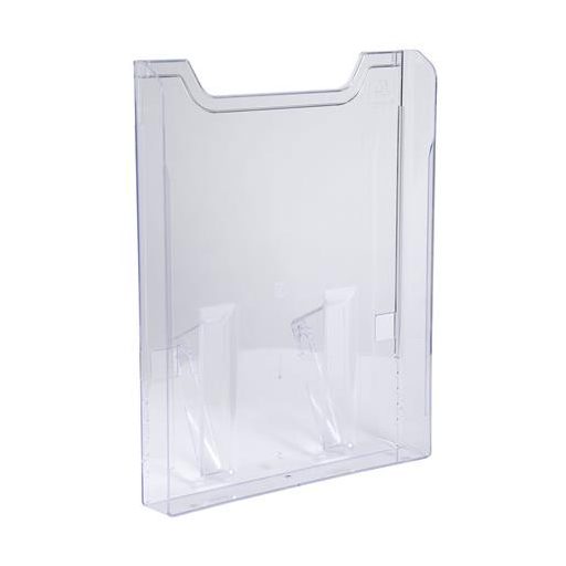 Katalógustartó fali elem, A4, álló, EXACOMPTA "Office", áttetsző