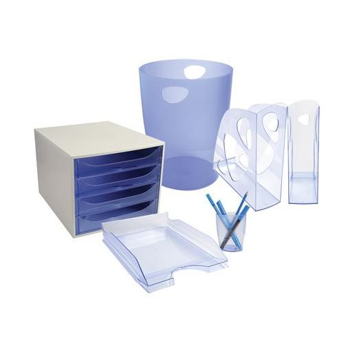 Írószertartó, EXACOMPTA "Linicolor", jégkék
