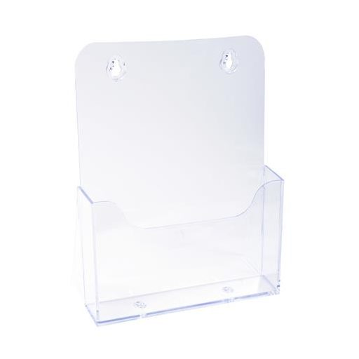 Katalógustartó, asztali, A5, álló, 1 rekeszes, EXACOMPTA "Office", áttetsző