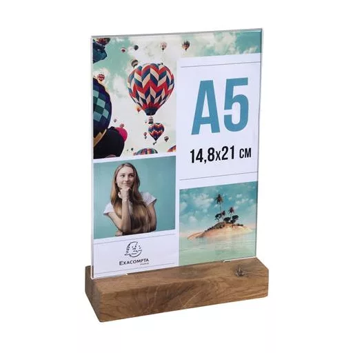 Laptartó, álló, A5, EXACOMPTA, áttetsző