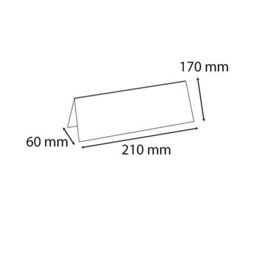 Névtábla tartó, asztali, A5, EXACOMPTA