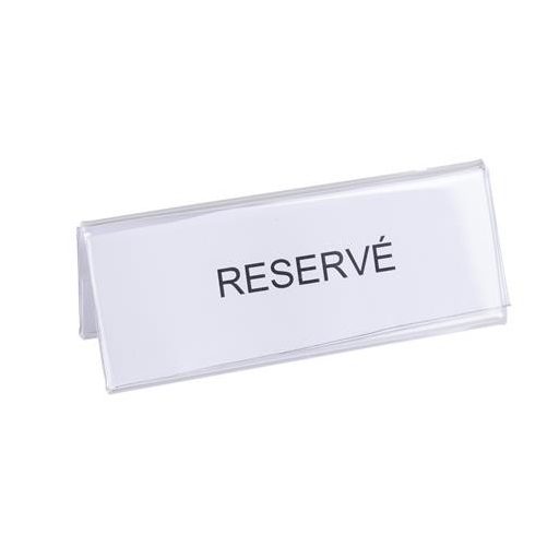 Névtábla tartó, asztali, A6, EXACOMPTA