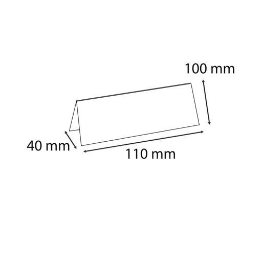 Névtábla tartó, asztali, A7, EXACOMPTA