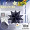 Bascetta csillag készlet, 14,5x14,5 cm, 90 g, 32 lap, FOLIA, kék-indiai álom