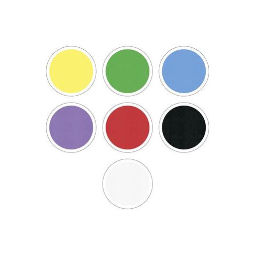 Moosgumi, öntapadó, 20x29 cm, 7 lap, FOLIA "Basic", 7 különböző szín