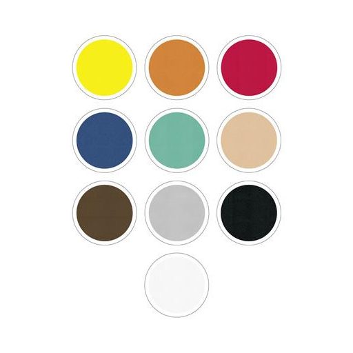 Moosgumi, 20x29 cm, 10 lap, FOLIA "Basic", 10 különböző szín