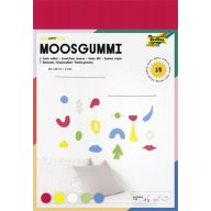   Moosgumi, 20x29 cm, 15 lap, FOLIA "Happy", 5 különböző szín