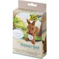 Mini horgolókészlet, FOLIA, mókus