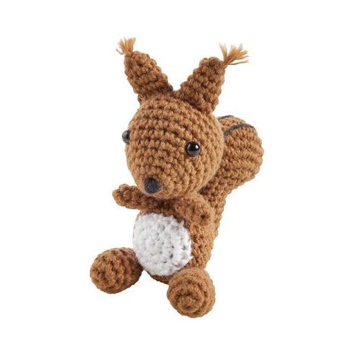 Mini horgolókészlet, FOLIA, mókus