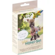 Mini horgolókészlet, FOLIA, láma