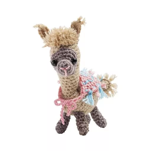 Mini horgolókészlet, FOLIA, láma