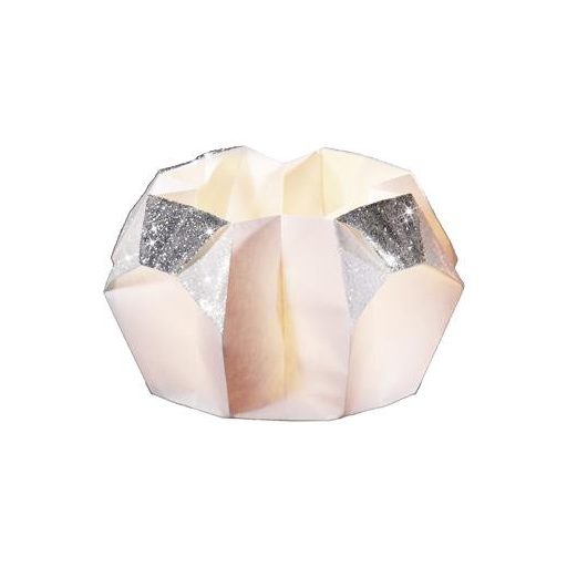 Origami papír, lámpáshoz, 30x30 cm, 80 g, 12 lap, FOLIA, fehér