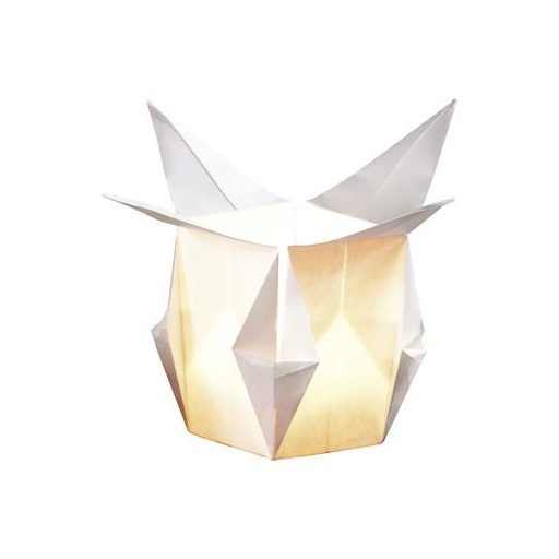 Origami papír, lámpáshoz, 30x30 cm, 80 g, 12 lap, FOLIA, fehér