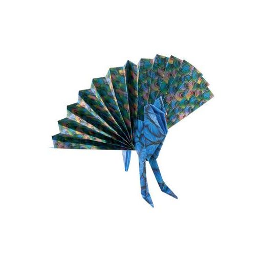 Origami papír, 15x15 cm, 80 g, 50 lap, FOLIA "Wildlife", 10 különböző minta