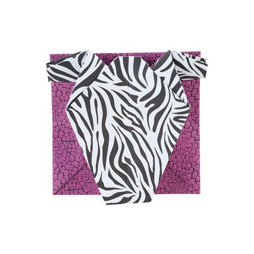 Origami papír, 15x15 cm, 80 g, 50 lap, FOLIA "Wildlife", 10 különböző minta
