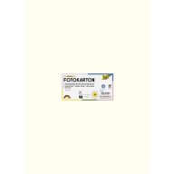   Dekorkarton, 2 oldalas, 50x70 cm, 300 g, 10 lap, FOLIA, gyöngyfehér