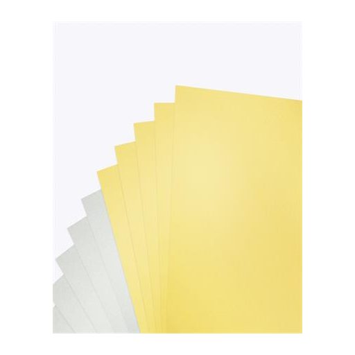 Dekortarton tömb, A4, 300 g, 10 lap, FOLIA, arany-ezüst