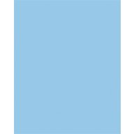   Dekorkarton, 2 oldalas, 50x70cm, 220 g, 10 lap, FOLIA, égszínkék