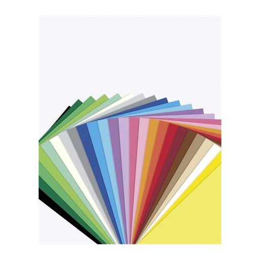 Dekorkarton, 2 oldalas, 50x70cm, 220 g, 25 lap, FOLIA, vegyes színek