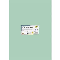   Dekorkarton, 2 oldalas, 50x70 cm, 300 g, 10 lap, FOLIA, menta