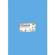   Dekorkarton, 2 oldalas, 50x70 cm, 300 g, 10 lap, FOLIA, óceánkék