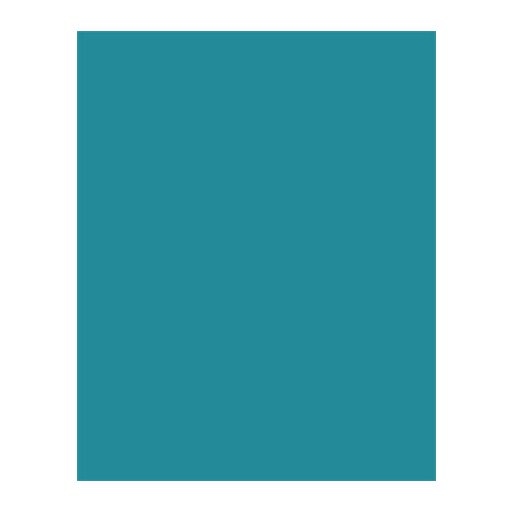 Dekorkarton, 2 oldalas, 50x70 cm, 300 g, 10 lap, FOLIA, türkiz