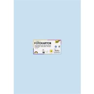   Dekorkarton, 2 oldalas, 50x70 cm, 300 g, 10 lap, FOLIA, jégkék
