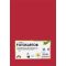 Dekorkarton, A4, 300 g, 50 lap, FOLIA, tűzpiros