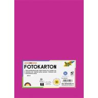 Dekorkarton, A4, 300 g, 50 lap, FOLIA, rózsaszín