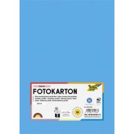 Dekorkarton, A4, 300 g, 50 lap, FOLIA, óceánkék